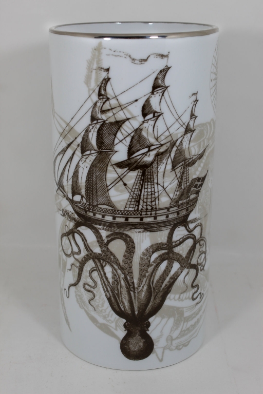 Sea Cylindrical vase